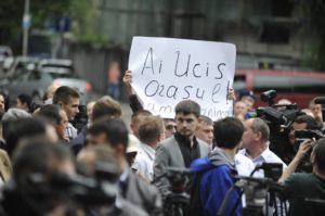 protest contra chirtoaca