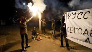 protest contra rusiei