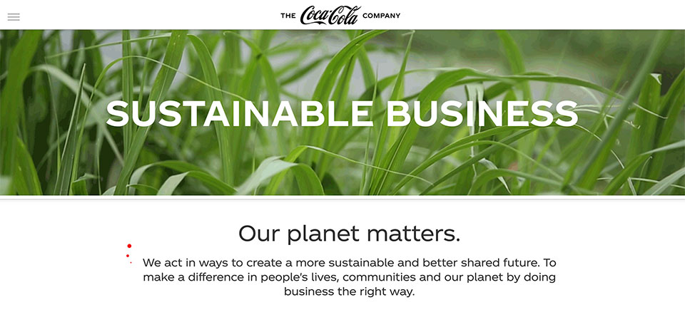 greenwashing cocacola