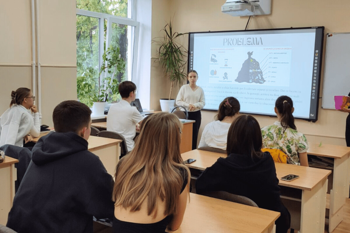 Prezentarea problemei identificate și soluției, Liceul Teoretic „Mihai Eminescu”, Bălți