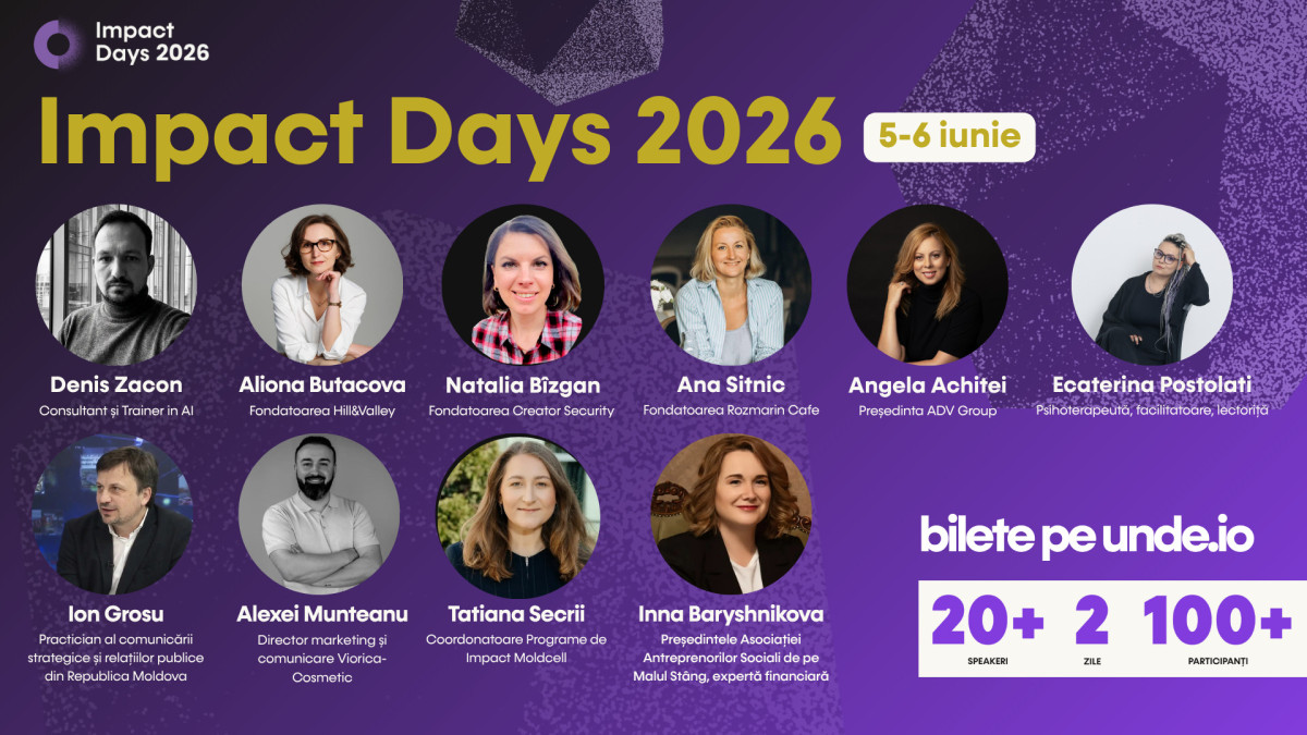 Impact Days Moldova 2026: idei, oameni și soluții pentru o economie mai rezilientă
