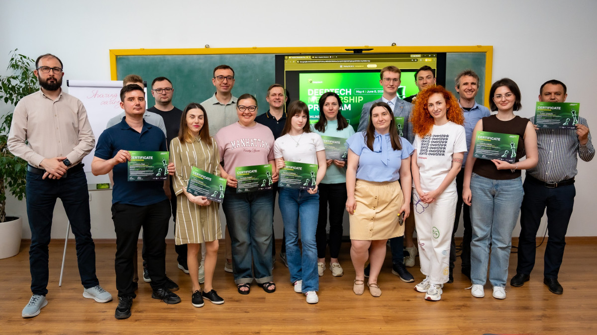 Deeptech Mentorship Program 2026 – programul de mentorat intensiv în tehnologii avansate din Moldova s-a încheiat cu succes