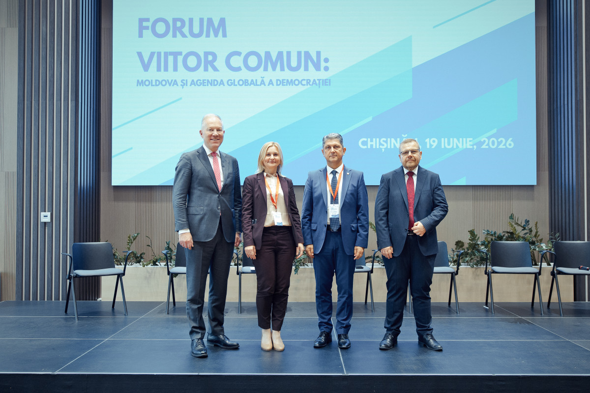 Chișinăul a găzduit, pe 19 iunie, Forumul „Viitor Comun: Moldova și Agenda Globală a Democrației”