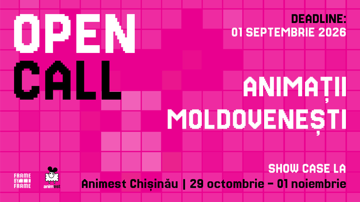 Mai este doar o lună de înscrieri: Animest Chișinău 2026 reamintește despre Open Call-ul pentru animațiile moldovenești